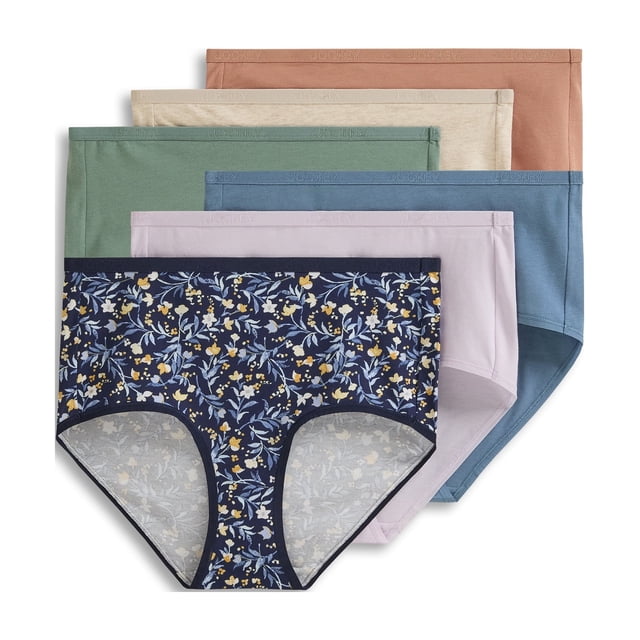 Jockey Culotte Moderne Extensible en Coton Biologique pour Femmes - Lot de 6