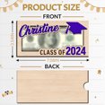 thumbnail image 4 of Thinsony Graduation Gift Cash Holder Wooden Envelope Wallet Safe 2024 Graduation Money black, 4 of 6