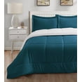 thumbnail image 2 of Swift Home Reversible Plush Mink & Sherpa Comforter Set, Luxuriously Soft, 2 of 3