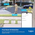 thumbnail image 3 of TP-Link Tapo 2K QHD Security Camera, 2-Pack, Indoor/Outdoor, 2024 PCMag Editor's Choice, Color Night Vision, , Invisible IR Mode, SD Storage -  Refurbished (Good), 3 of 6