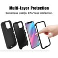 thumbnail image 4 of iPhone 11 Pro Max Heavy Duty Case {Shock Proof Case with 3 Layer Rubber, Shatter Resistant, [Tough Armour] Rugged Case Compatible for iPhone 11 Pro Max} Navy, 4 of 7