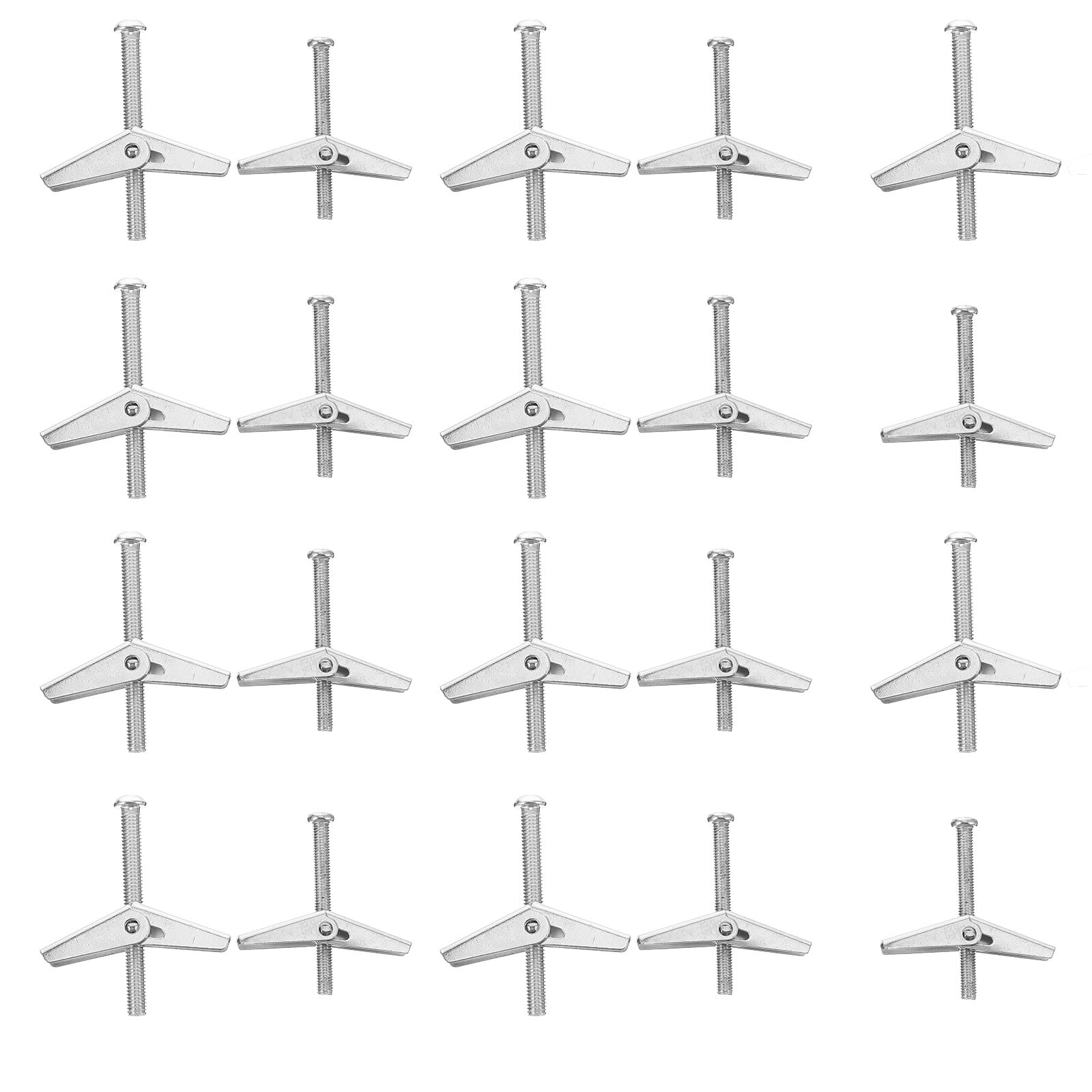20pcs Toggle Bolt Wing Nut Hanging Heavy Items Bolt Drywall Bolts (M5 M6)