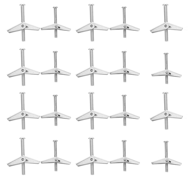 20pcs Toggle Bolt Wing Nut Hanging Heavy Items Bolt Drywall Bolts (M5 M6)