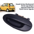 thumbnail image 3 of Outside Door Handle Car Exterior Door Handle Replacement ABS Metal Weatherproof for Matiz 1998 - 2005, 3 of 7