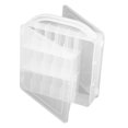 thumbnail image 1 of Milaget Portable Nail Polish Case Storage Holder Container for 30 Bottles, 28x30x8 cm, Multifunctional, 1 of 9