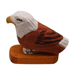 PEONAVET Stapler en bois Stapleur en bois Portable Creative Books Manuel Stapner fournitures de bureau
