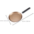 thumbnail image 2 of WESIEVYA Poêle à Omelette Antiadhésive en Alliage d'Aluminium Doré pour Cuisson 1 Paquet, 2 of 7