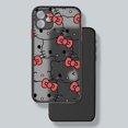 thumbnail image 3 of Cartoon Anime Cat Hello Kitty For Apple iPhone 14 13 12 11 XS Mini Pro Max 8 7 6S 6 XR X Plus Frosted Translucent Phone Case LXY, 3 of 7