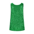thumbnail image 4 of Plebaso Débardeurs à Paillettes Sans Manches pour Femmes, Mode Fête Clubwear, 4 of 6