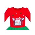 thumbnail image 4 of Robe Fille Noël Père Noël Manches Longues Robe de Fête 10 Ans, 4 of 6