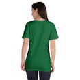 thumbnail image 3 of Inkmeso T-Shirt Basique à Col Rond pour Femmes, Manches Courtes, Coupe Régulière, Long Tee, Haut d'Entraînement, 3 of 8