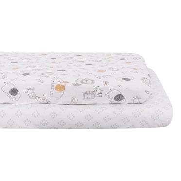 George Baby 2-Pack Jersey Mini Crib Sheets