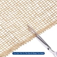 thumbnail image 4 of Unique Bargains PP Burlap Mesh 10' x 5 Yards Decorative Wrapping Ribbon, Beige 1 Roll, 4 of 5