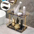 thumbnail image 2 of justharion Storage Rack Multi-layer Storage Box Perfume Jewellery Container Basket L Double Layer Black, 2 of 8
