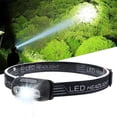 thumbnail image 1 of EGNMCR Induction Headlight Strong Light USB Direct Charge Lithium Battery Portable Led Repair Night Fishing Headlight Mini headlight, 1 of 9