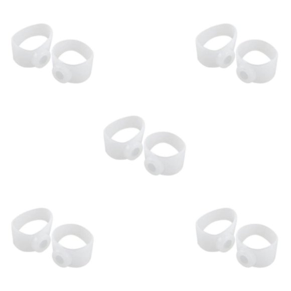 Thinsony Premium Silicone Magnetic Toe Rings Soft and Effective Fat Reduction High Elasticity Style A 5Set