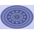 thumbnail image 1 of Ahgly Company Machine Washable Indoor Rectangle Transitional Jeans Blue Area Rugs, 2' x 4', 1 of 7