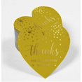 thumbnail image 2 of Inkdotpot Pack Of 50 Real Gold Foil Paper Tags Thanks For Celebrating With Me Birthday Favor Hang Tags, 2 of 6