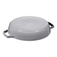 thumbnail image 2 of STAUB Pans 26 cm / 10 inch Cast Iron Frying Pan With 2 Handles, Graphite-Grey, 2 of 2