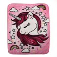 thumbnail image 1 of Jeté en peluche de licorne 40 x 50 po, 1 of 5