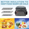 thumbnail image 4 of EIGTHTAIL 24 Can Soft-Sided Cooler with Shoulder Strap  Gray, 4 of 7