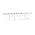 thumbnail image 1 of Multifunctional Slide Rail Hook Kitchen Utensil Hanging Rack Wall Mounted Hanger Space Saving Utensil Holder With 10 Hooks Sticky Wall Hooks Screw in Wall Hooks Suction Shower Soap Holder with Hooks, 1 of 5