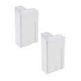 thumbnail image 1 of Oleegame 2PC Glass Bottle Refillable Laundry Bottle Non Leak With Label Empty Plastic Liquid Container For Bleaching Agent Home Laundry Room Decor Sub Bottling 1000ML White, 1 of 6