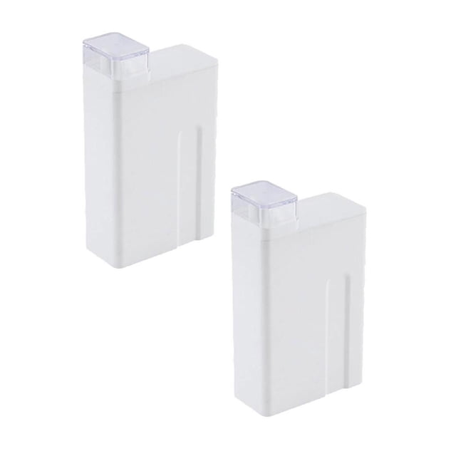 Oleegame 2PC Glass Bottle Refillable Laundry Bottle Non Leak With Label Empty Plastic Liquid Container For Bleaching Agent Home Laundry Room Decor Sub Bottling 1000ML White