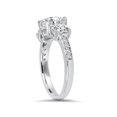 thumbnail image 3 of 1 3/4ct Three Stone Round Diamond Engagement Ring Solid 14K White Gold, 3 of 3