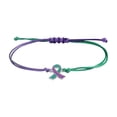 thumbnail image 1 of Advocate The Bracelet For Womens Health Ribbon Bracelet Breast Illness Awareness Day Pull-Out Hand Chain Holiday Gift, 1 of 6