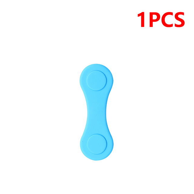 Silicone Golf Ball Marker Holder Strong Magnetic Mini Golf Position Calibration Clamp Professional Reusable Useful Golf Supplies 1PCS Light Blue