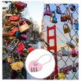 thumbnail image 2 of Thinsony Cadenas en Forme de Cœur 2 Pcs, Design Élégant, Durable, Résistant, Rangement Adapté Cadeaux de la Saint-Valentin, Combinaison Rouge 06U(50CM), 2 of 6