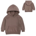 thumbnail image 2 of FAOWME Sweat à Capuche pour Garçons et Filles, Couleur Unie, 10-11 Ans, 2 of 7