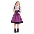 thumbnail image 4 of Kcodviy Robe d'Automne Mignonne pour Fille, Robe de Bière pour Tout-Petit, Jupe Courte de Festival, Robes Multicolores, Vêtements de Performance d'Activité pour Bébé sur le Campus, 4 of 8