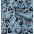 thumbnail image 1 of Soimoi Crepe Silk Fabric Mix Fruits Print Fabric by Yard 42 Inch Wide, 1 of 6