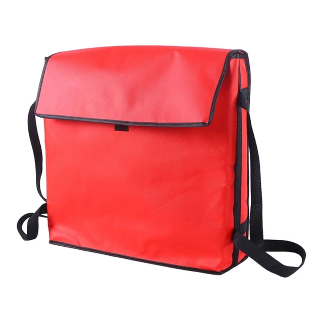 GROWTH TANK Insulated Pizza Delivery Bag Food Pack for Restaurants Food Service Catering Red