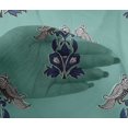 thumbnail image 4 of oneOone Viscose Chiffon Fabric Leaves|Bird & Floral Block Printed Craft Fabric BTY 42 Inch Wide, 4 of 4