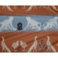 thumbnail image 3 of oneOone Polyester Lycra Fabric Stripe|Bird & Monkey Ikat Print Fabric By The Yard 56 Inch Wide, 3 of 3