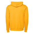 thumbnail image 2 of Bella Canvas 3719 Unisex Poly-Cotton Fleece Pullover Hoodie, S, Gold, 2 of 3