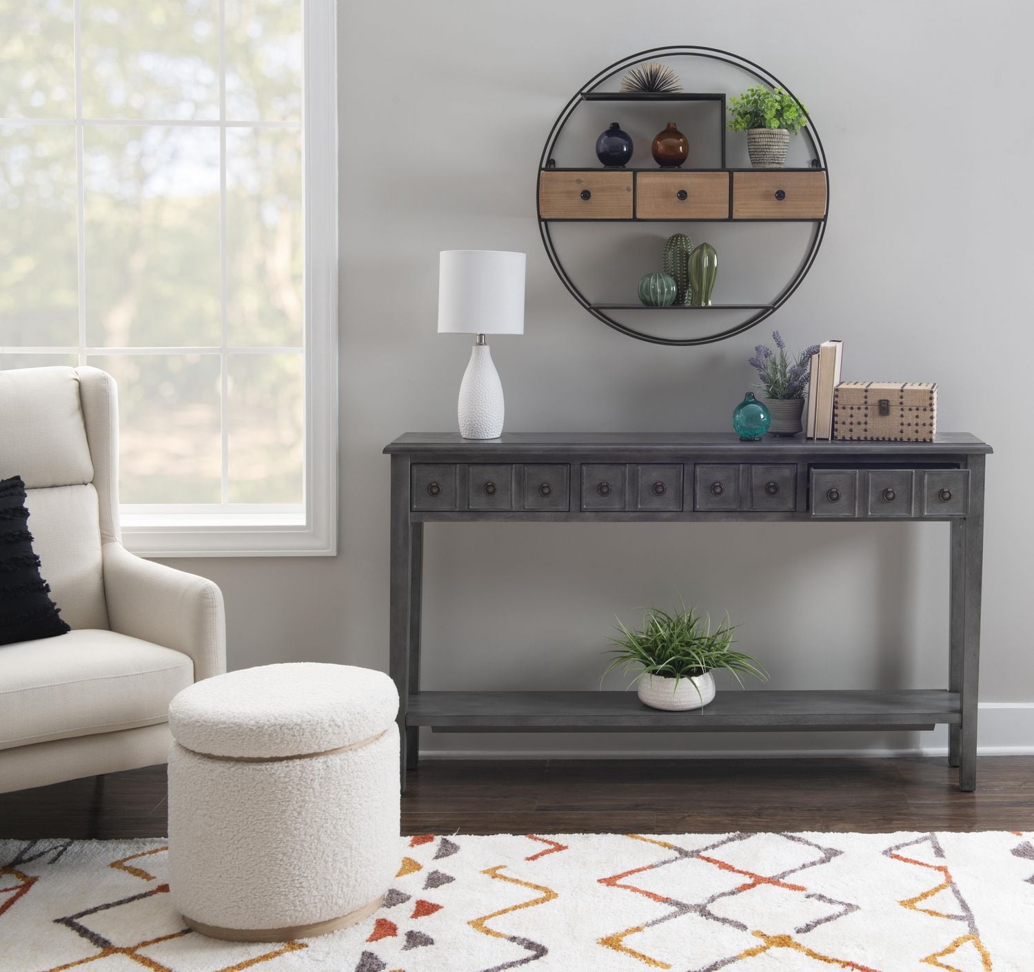 LaMonica Long Console, Grey