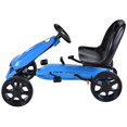 thumbnail image 2 of Patiojoy Go Kart Kids Bike Ride on Toys with 4 Wheels and Aadjustable Seat Blue, 2 of 9