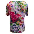 thumbnail image 4 of Plus Size Women Short Sleeve Printed V Neck Tops Tee T Shirt Blouse, 4 of 5