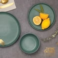 thumbnail image 3 of Thyme & Table Stoneware Round Salad Plate, Casipan Green, 3 of 6