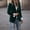 Style1-Green winter coats for women, variant on Mceream Women Corduroy Blazer Jacket Casual One Button Long Sleeve Slim Fit Suit Coat Fall Winter Work Office Outwear Plus Size Abrigo De Invierno Para Mujer Army Green L
