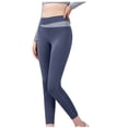 thumbnail image 4 of Birdeem Womens Color-Blocking Cross Waist Lifting Hip Exercise Fitness Tight Yoga Pants, 4 of 6