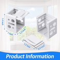 thumbnail image 3 of Wweixi 2 Pieces Blinds Center Support Mounting Bracket Replaces Easy [Package]:2pcs Center support to Install DIY, 3 of 6