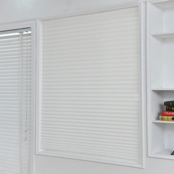 CNKOO Cellular Shades Cordless Window Blinds Honeycomb Shades for Home and Windows Bedroom Light Filtering White