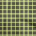thumbnail image 1 of oneOone Velvet Light Green Fabric Tartan Craft Projects Decor Fabric Printed By The Yard 58 Inch Wide, 1 of 4