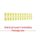 thumbnail image 4 of 1 Set Glue on Nails Medium Solid Color Glue on Length Files Stick Full Cover Wraps Art Decals Artificial Beauty Tool Manicure Kit Decorations 31, 4 of 6