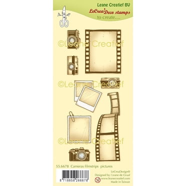Lecreadesign Deco Clear Stamp Cameras, Filmstrips & Pictures